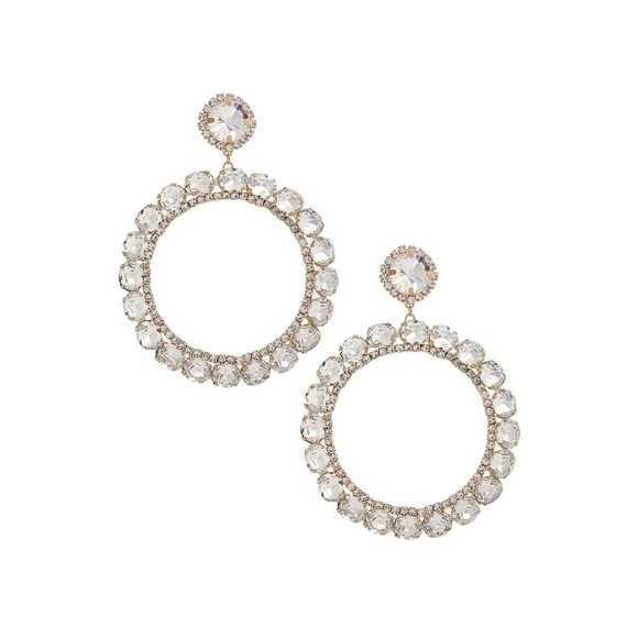 Rhinestone Dangle Earring - Picture 5 of 9